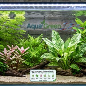 Pack Démarrage & Croissance Rapide – 6 Plantes Anti-Algues (Spécial Débutant)